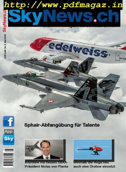 SkyNews.ch – Mai 2019 Cover