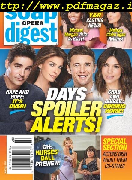 Soap Opera Digest – May 20, 2019 Cover