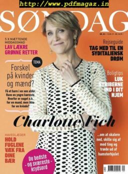 Sondag – 13 maj 2019