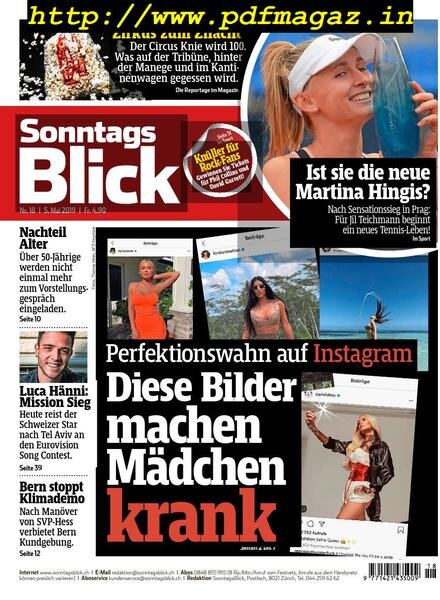 SonntagsBlick – 05 Mai 2019 Cover