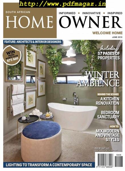 South African Home Owner – June 2019 Cover