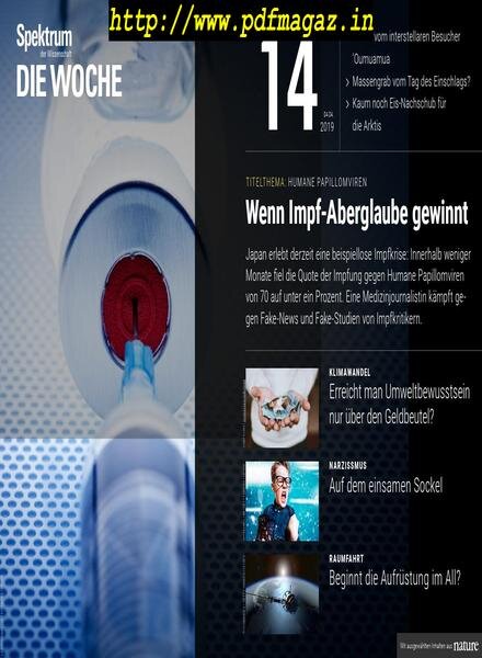 Spektrum Die Woche – 05 April 2019 Cover