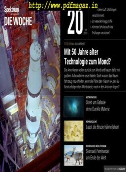 Spektrum Die Woche – 17. Mai 2019