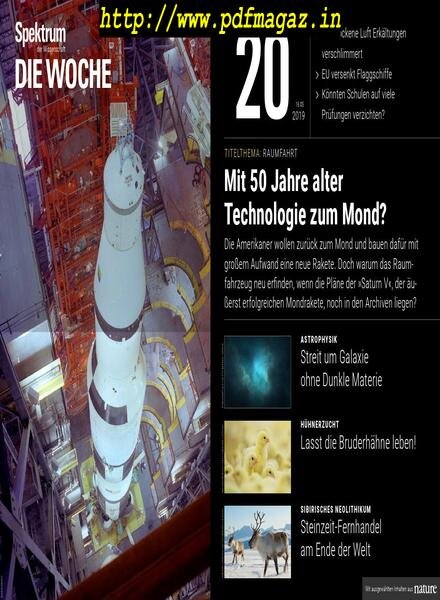 Spektrum Die Woche – 17. Mai 2019 Cover
