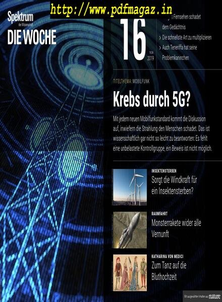 Spektrum Die Woche – 18 April 2019 Cover