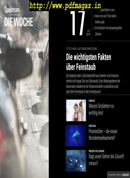 Spektrum Die Woche – 26 April 2019 Cover