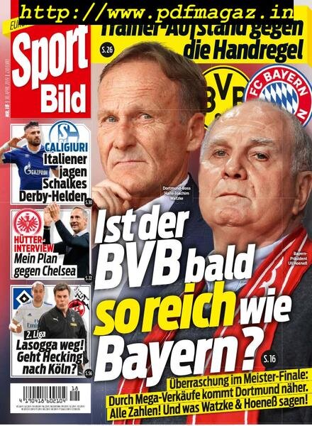 Sport Bild – 30 April 2019 Cover