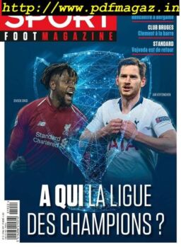 Sport Foot Magazine – 29 Mai 2019