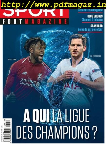 Sport Foot Magazine – 29 Mai 2019 Cover