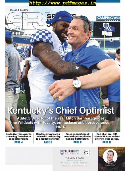 SportsBusiness Journal – 10 June 2019 Cover