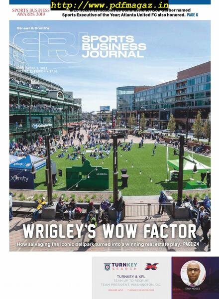 SportsBusiness Journal – 27 May 2019 Cover