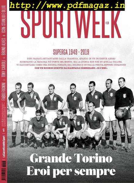SportWeek – 04 maggio 2019 Cover