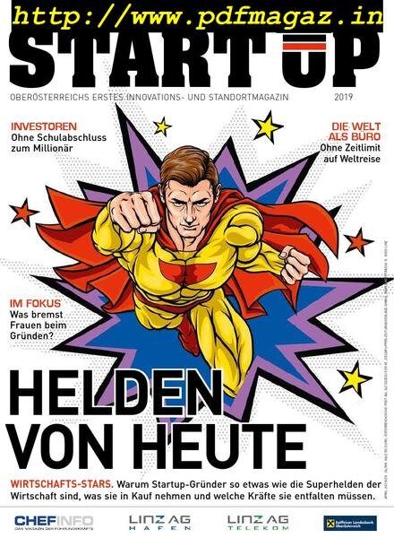 Startup – April 2019 Cover