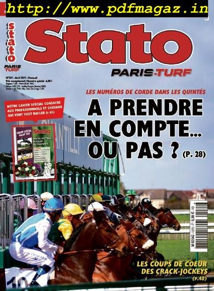 Stato Turf – avril 2019 Cover