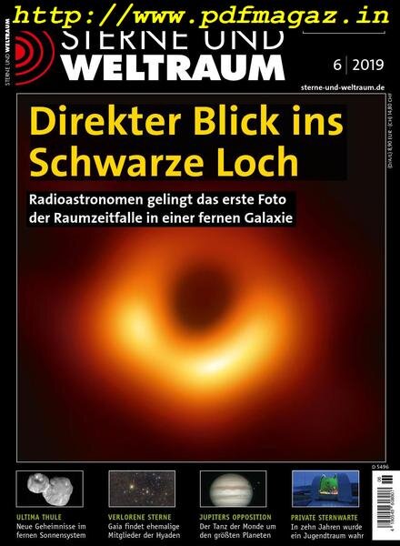 Sterne und Weltraum – Mai 2019 Cover