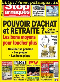 Stop Arnaques – mars-avril 2019