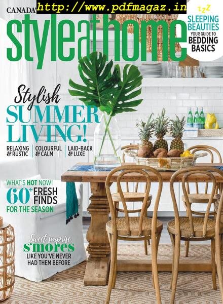 Style at Home Canada – June 2019 Cover