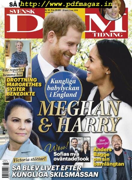 Svensk Damtidning – 25 april 2019 Cover