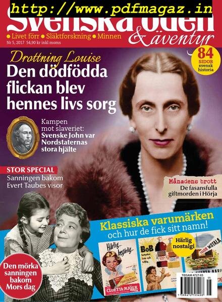 Svenska Oden & aventyr – maj 2017 Cover
