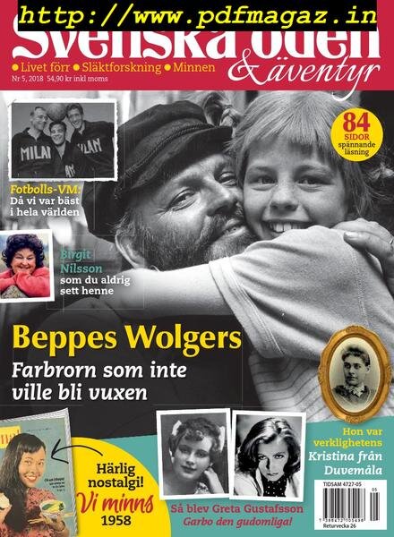 Svenska Oden & aventyr – maj 2018 Cover