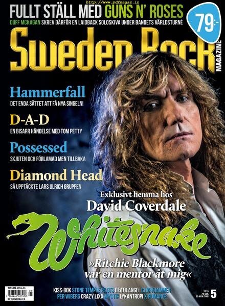 Sweden Rock Magazine – 14 maj 2019 Cover