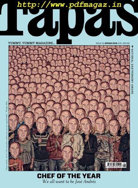 Tapas English Edition – April 2019 Cover