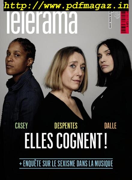 Telerama Magazine – 20 avril 2019 Cover