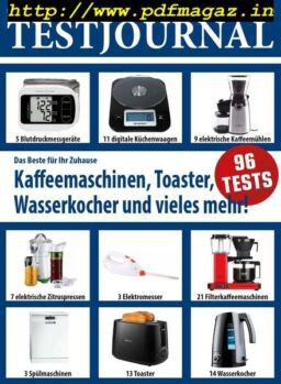 Test Journal – April-Mai 2019