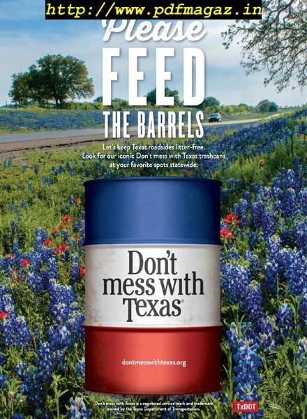 Texas Highways – April 2019 Cover