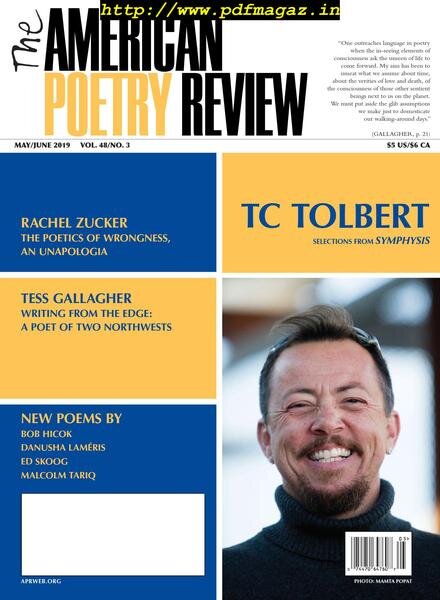 The American Poetry Review – May-June 2019 Cover