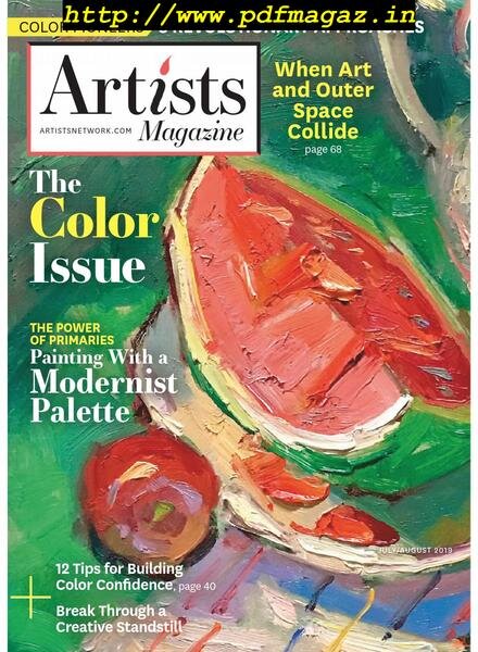 The Artist’s Magazine – July 2019 Cover