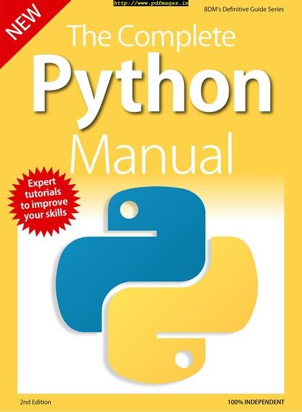 The Complete Python Manual – May 2019 Cover