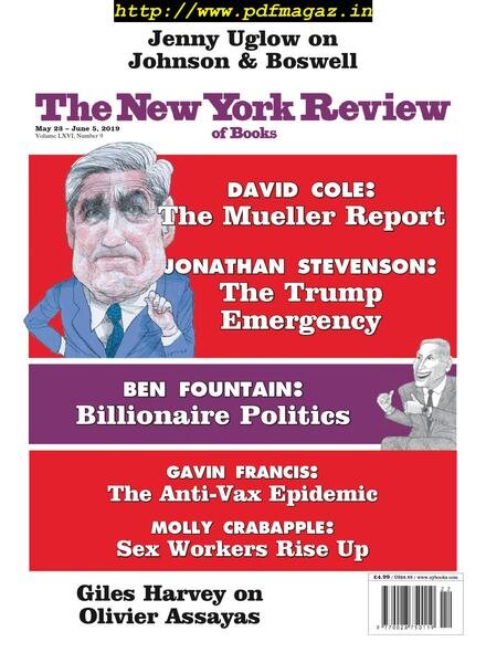 The New York Review of Books – May 23, 2019 Cover