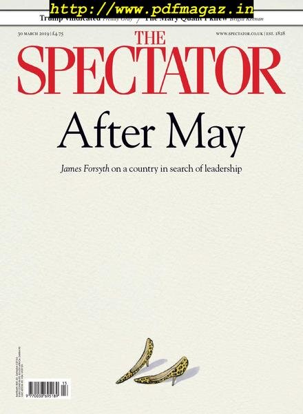The Spectator – March 30, 2019 Cover