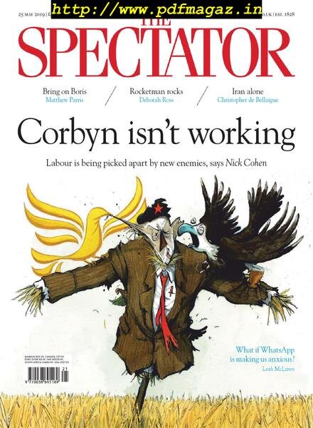The Spectator – May 25 2019 Cover