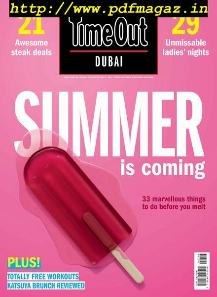 TimeOut Dubai – April 24, 2019 Cover