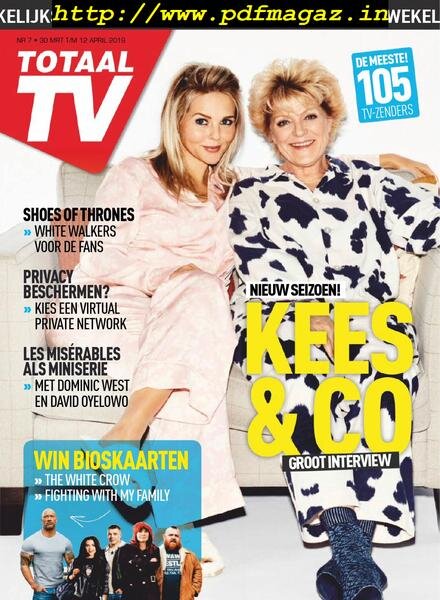 Totaal TV – 30 March 2019 Cover