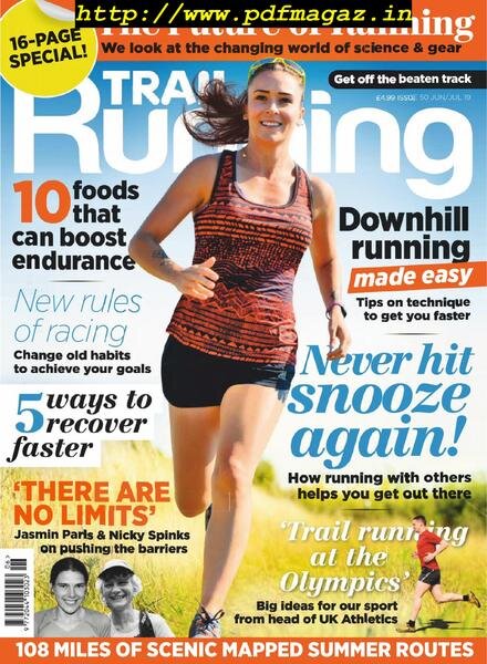 Trail Running – June-July 2019 Cover