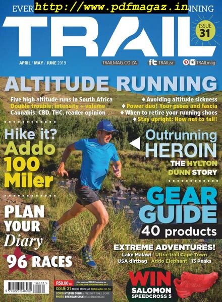 Trail South Africa – March 2019 Cover
