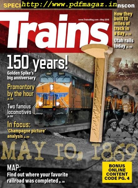 Trains – May 2019 Cover