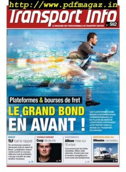 Transport Info – 03 mai 2019