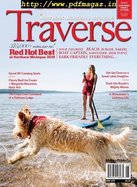 Traverse, Northern Michigan’s Magazine – June 2019 Cover