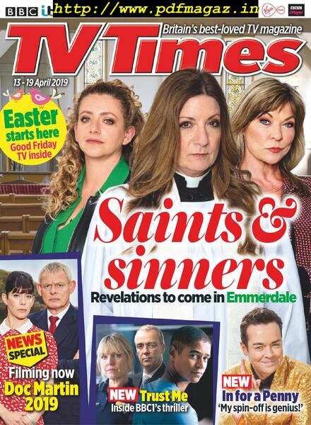 TV Times – 13 April 2019 Cover