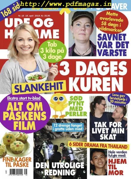 Ude og Hjemme – 16 april 2019 Cover