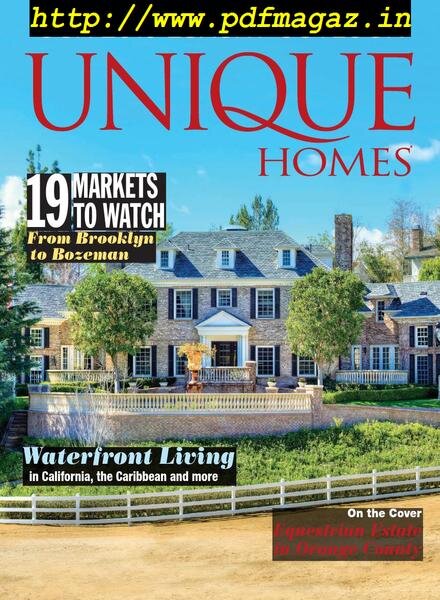 Unique Homes Magazine – Winter 2019 Cover