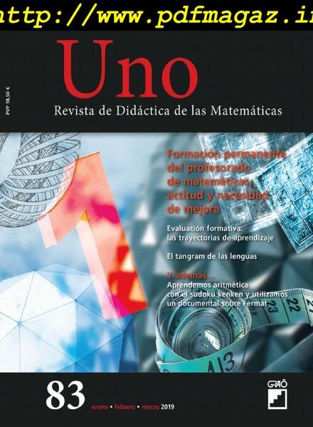 Uno Didactica de las Matematicas – enero 2019 Cover