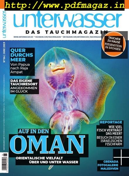 Unterwasser – Juni 2019 Cover
