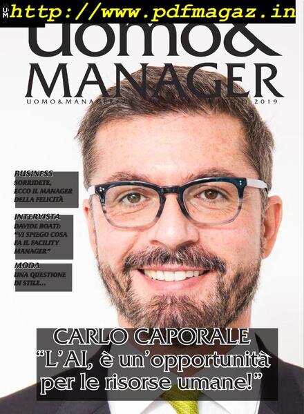 Uomo & Manager – Maggio 2019 Cover