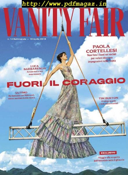 Vanity Fair Italia – 10 aprile 2019 Cover
