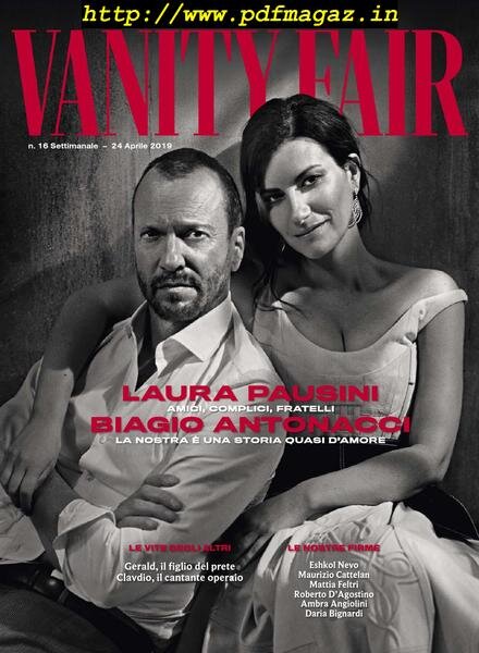 Vanity Fair Italia – 24 aprile 2019 Cover